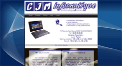 Desktop Screenshot of cjminformatique.com